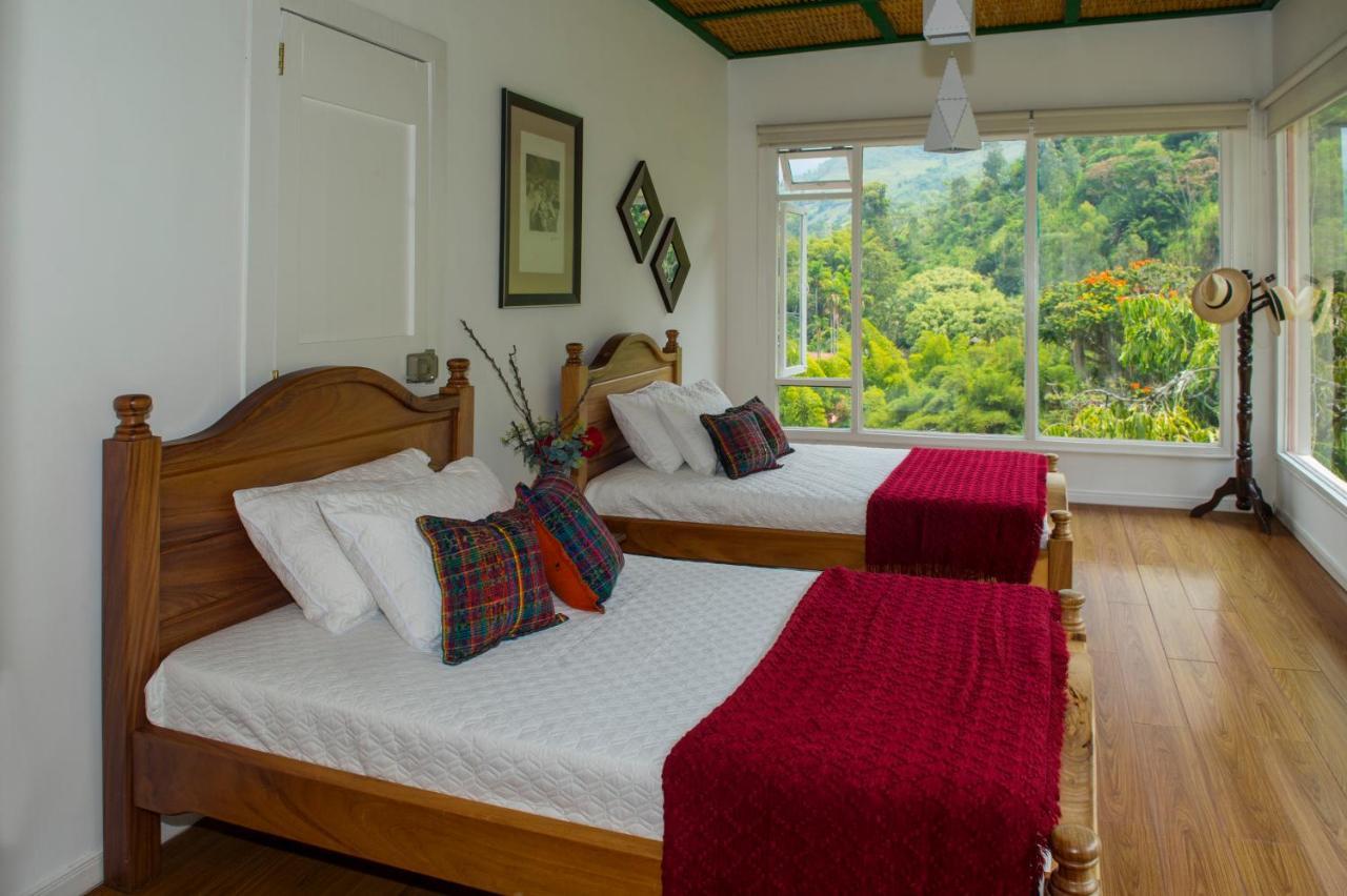 Hacienda Charrascal Coffe Farm Apartment Manizales Bagian luar foto