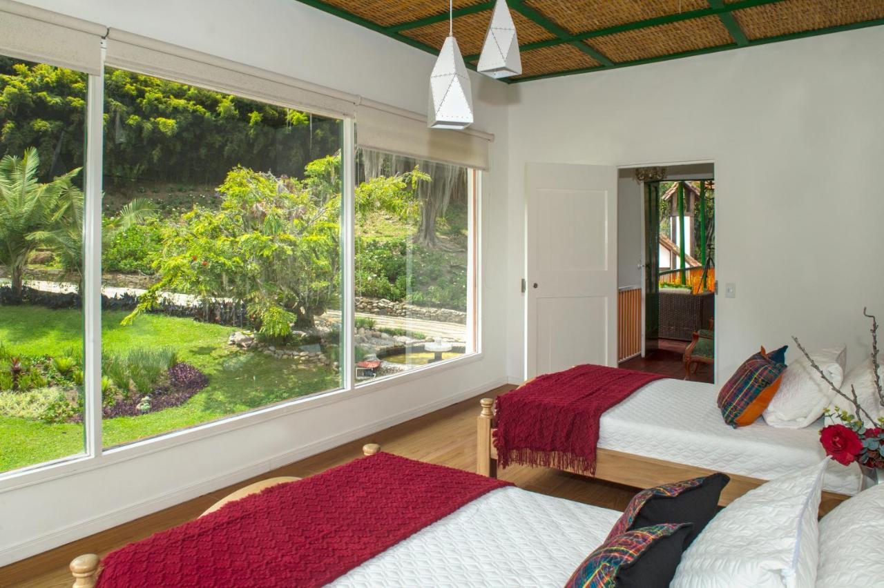 Hacienda Charrascal Coffe Farm Apartment Manizales Bagian luar foto