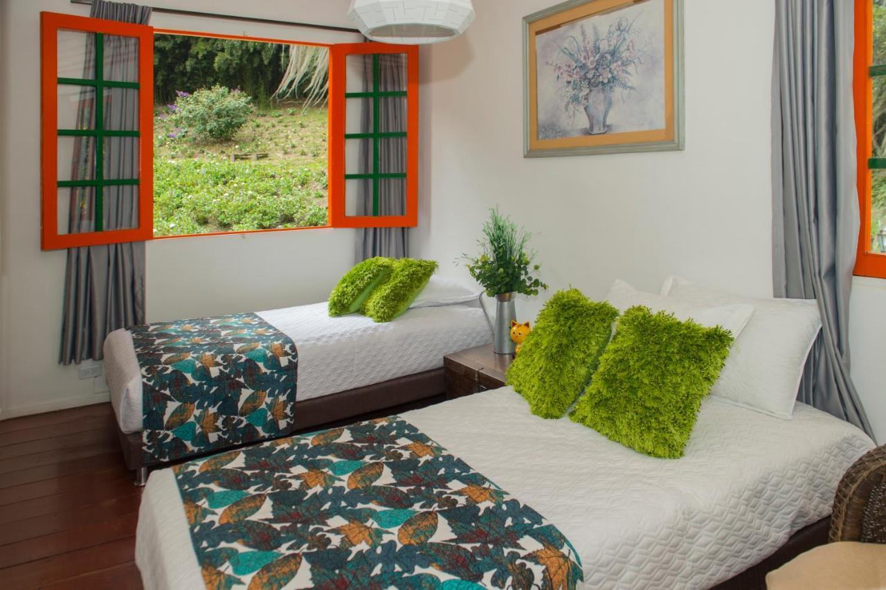 Hacienda Charrascal Coffe Farm Apartment Manizales Bagian luar foto
