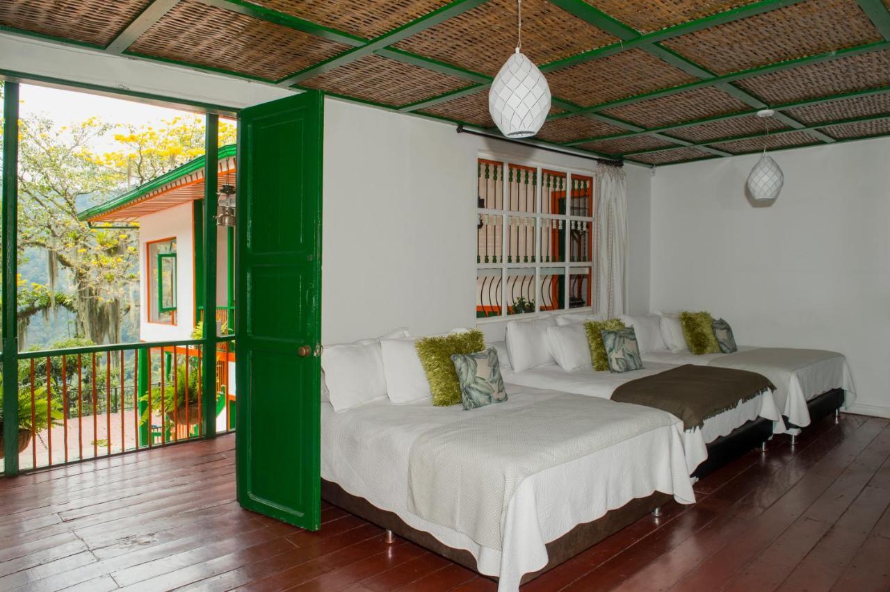 Hacienda Charrascal Coffe Farm Apartment Manizales Bagian luar foto