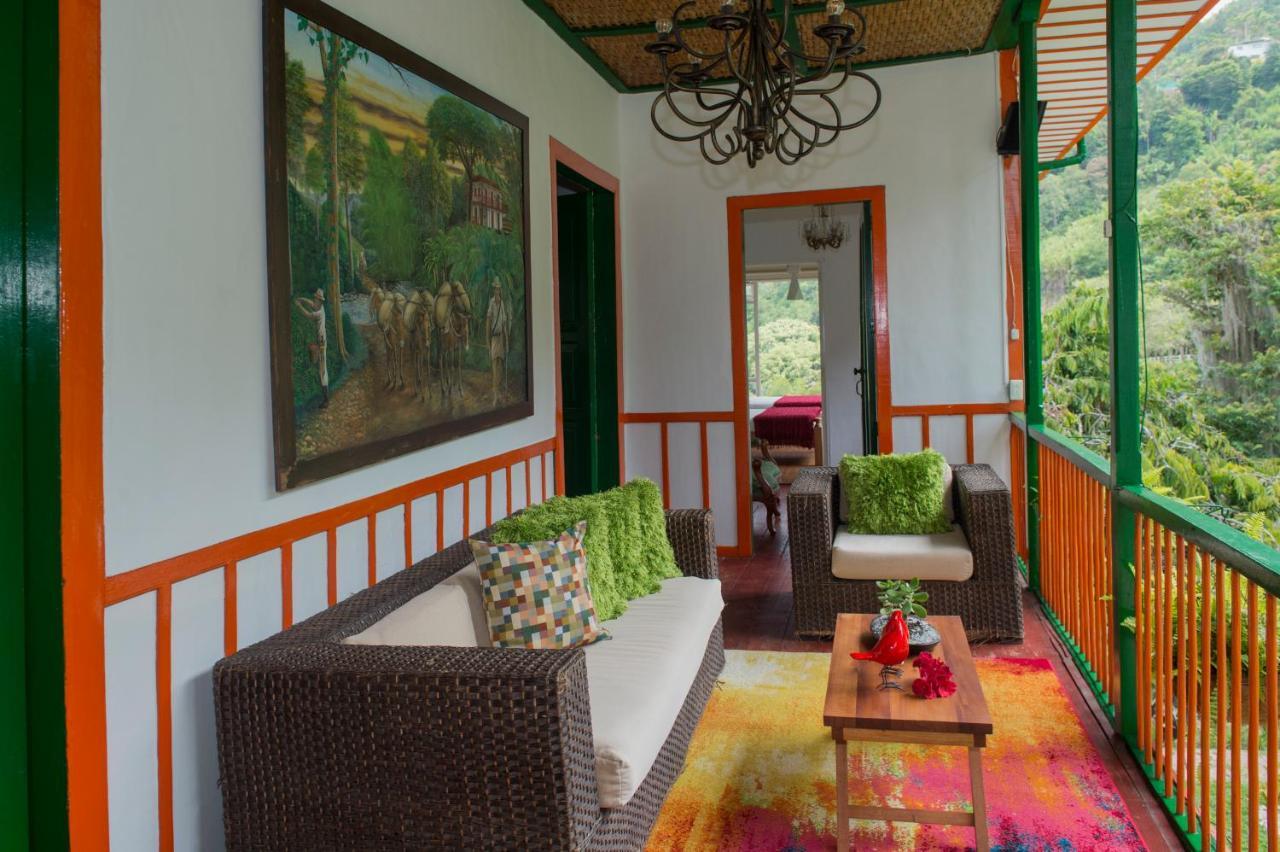 Hacienda Charrascal Coffe Farm Apartment Manizales Bagian luar foto