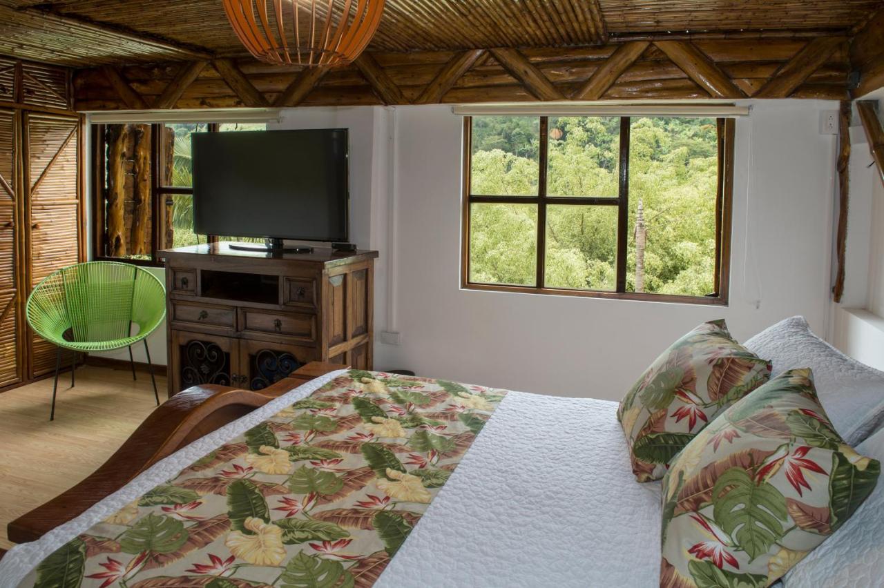 Hacienda Charrascal Coffe Farm Apartment Manizales Bagian luar foto